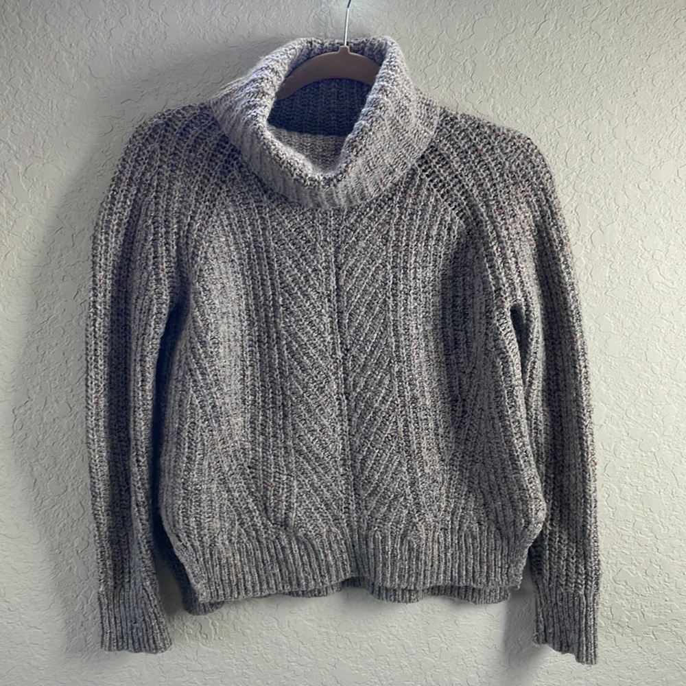 Madewell speckled turtleneck
